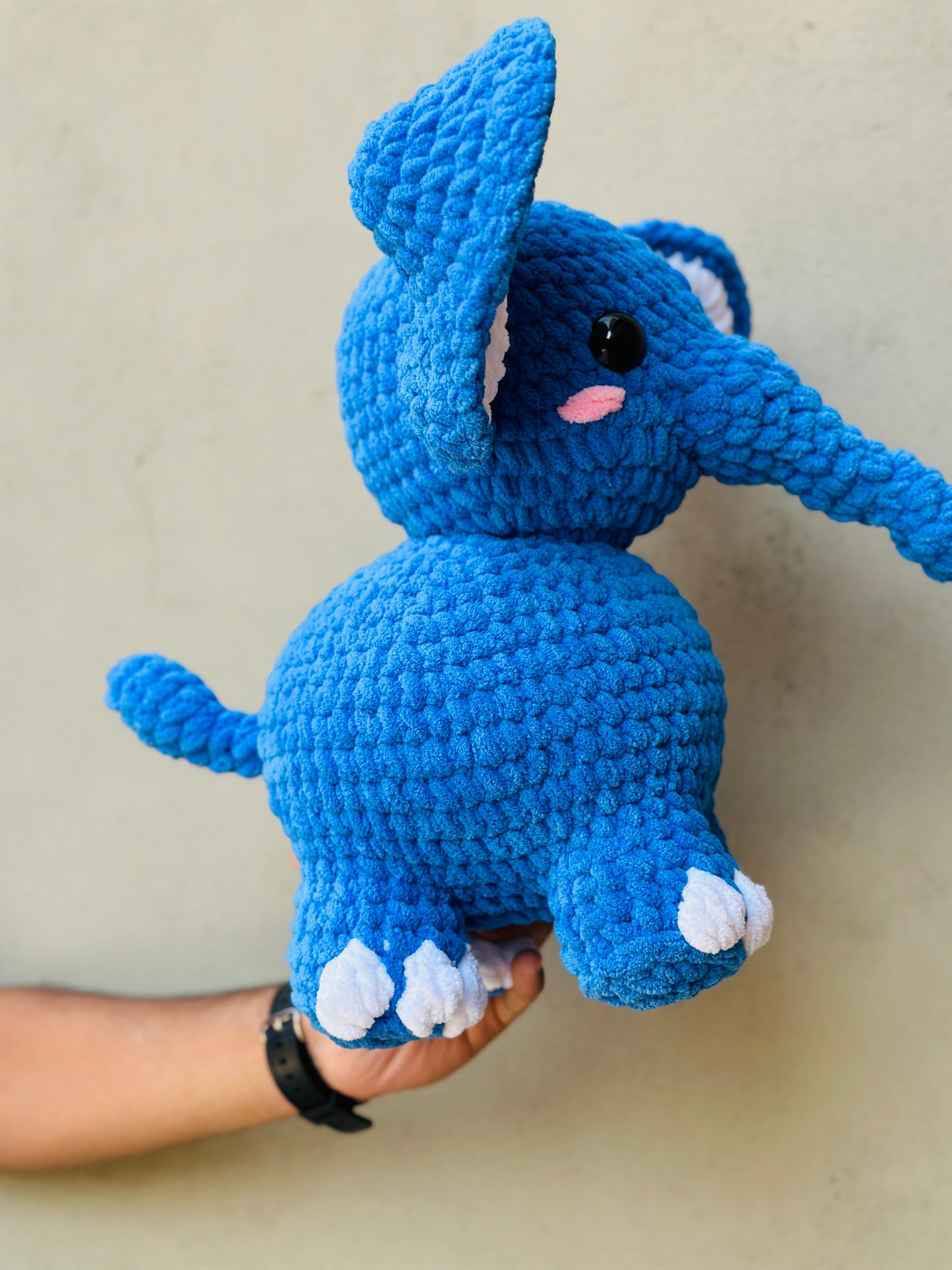 Crochet elephant plushies