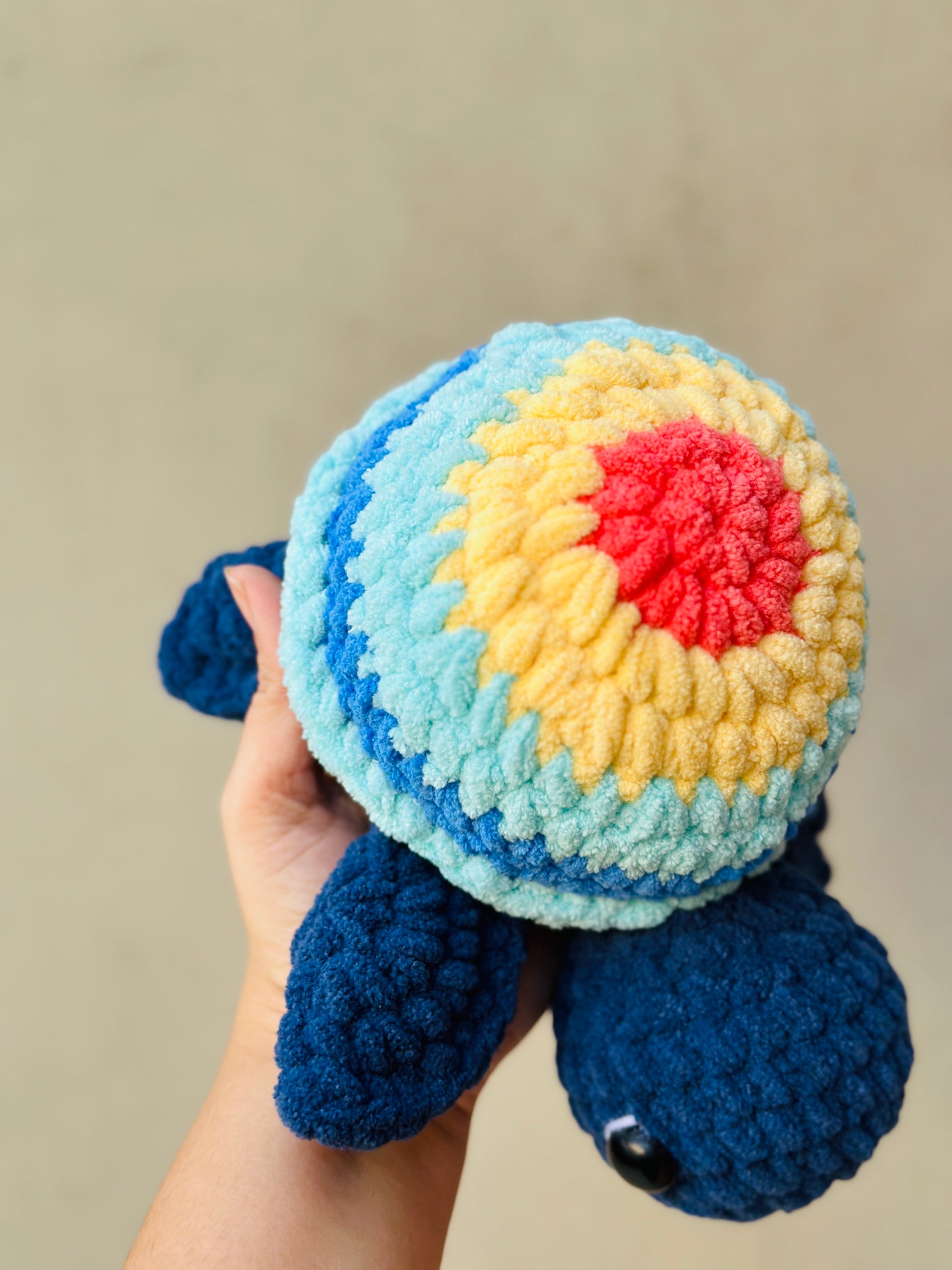 Crochet turtle plushie