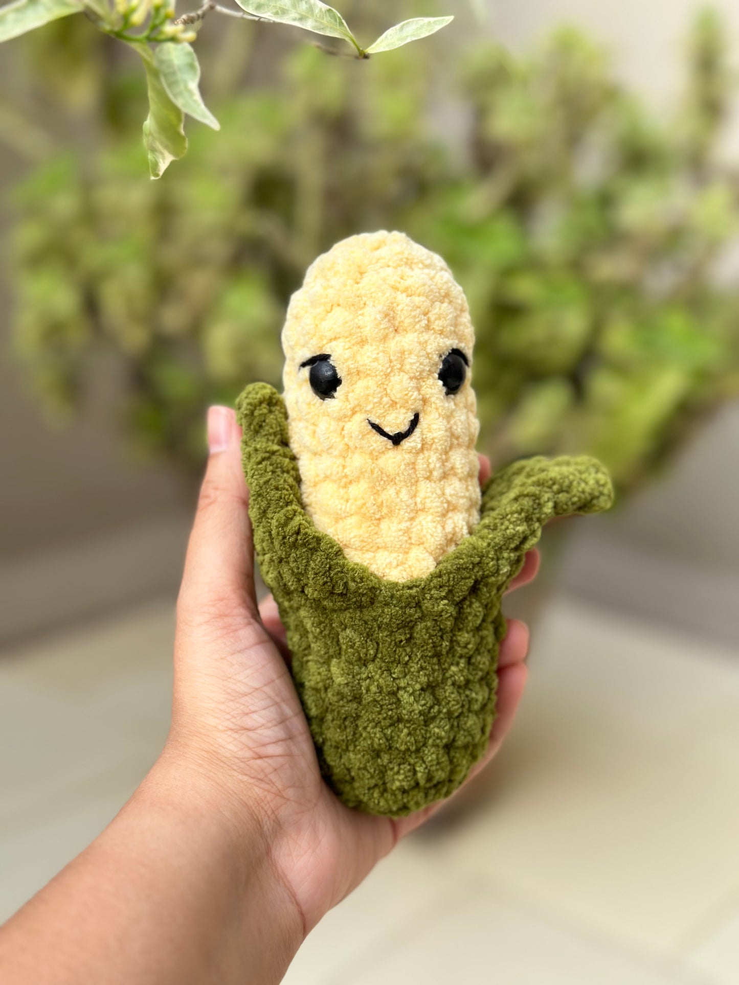 Crochet baby corn