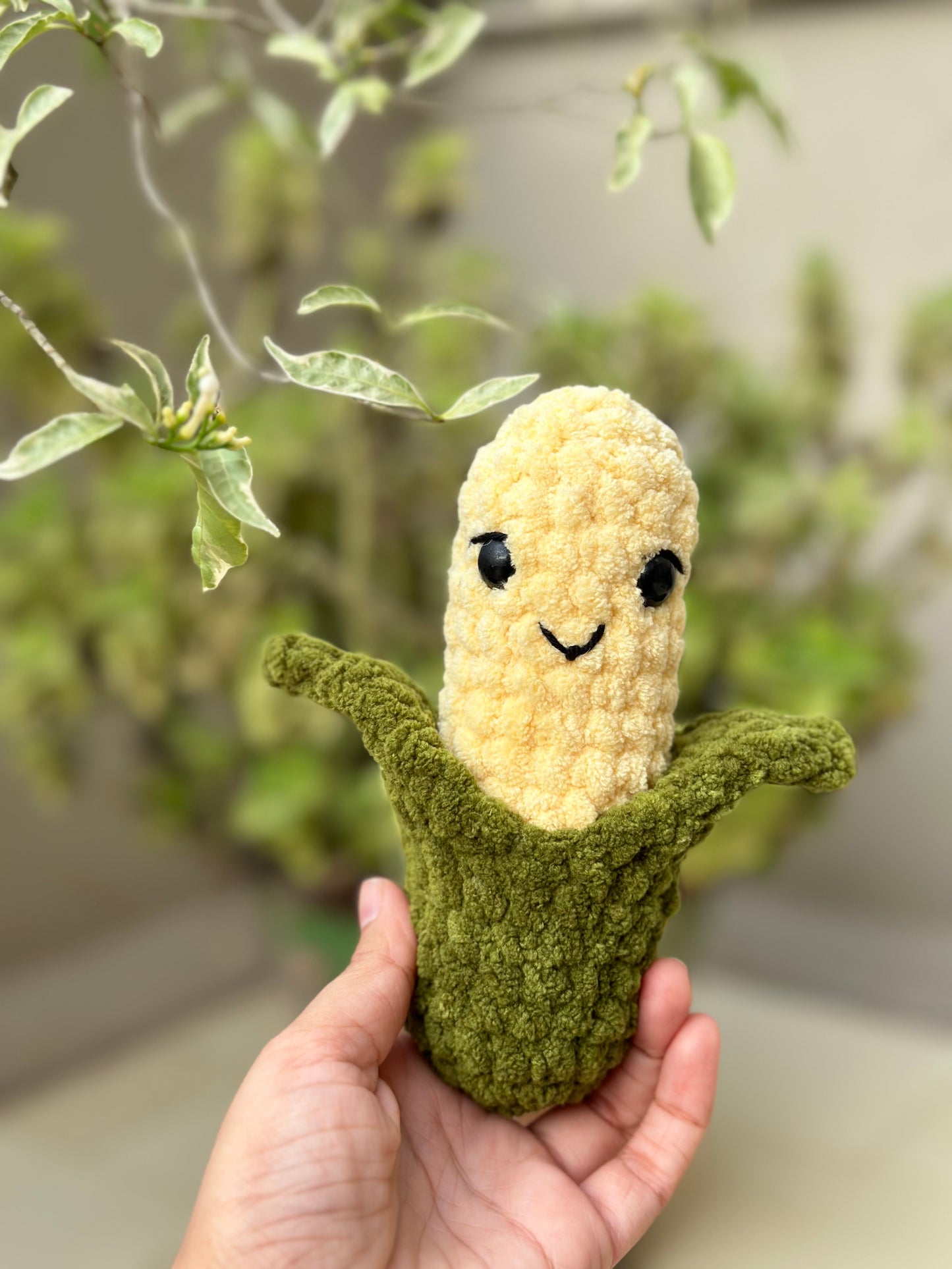 Crochet baby corn