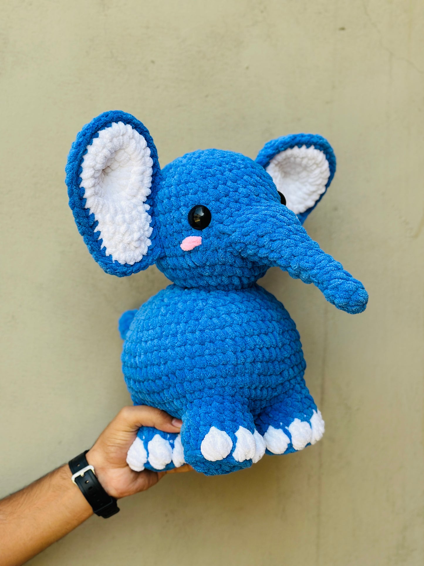 Crochet elephant plushies