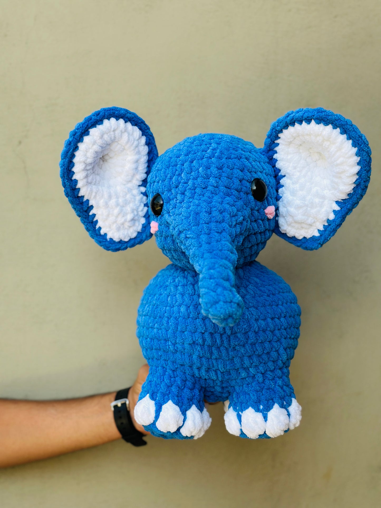 Crochet elephant plushies