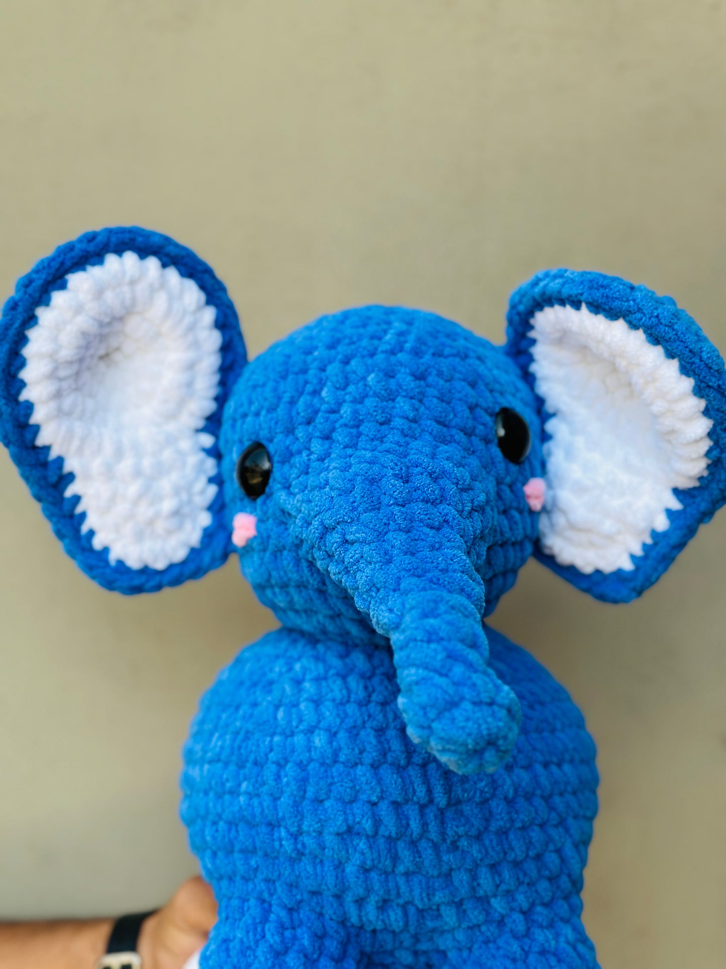 Crochet elephant plushies