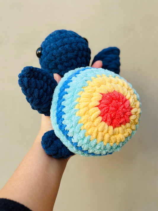 Crochet turtle plushie