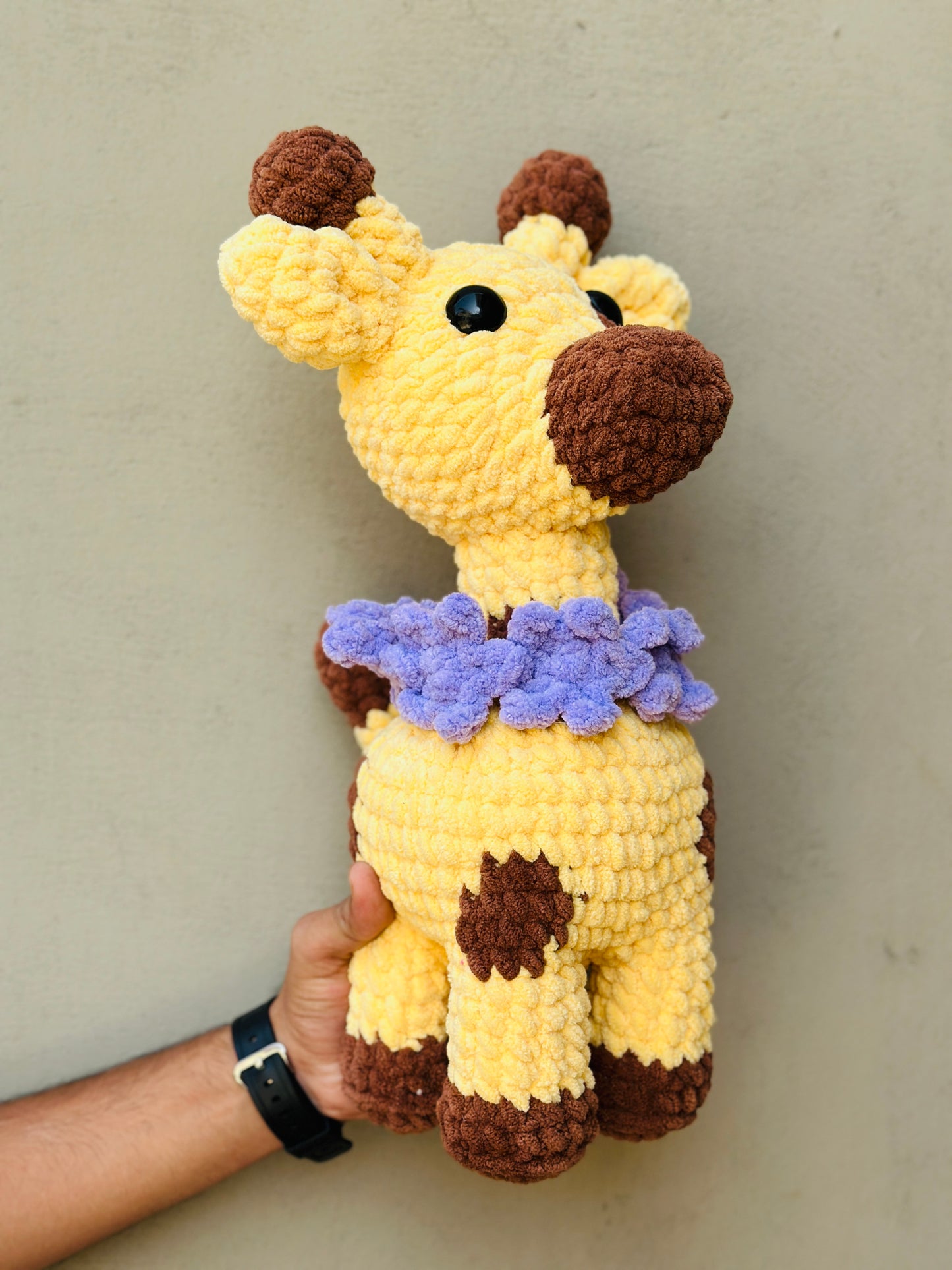 Crochet giraffe plushie