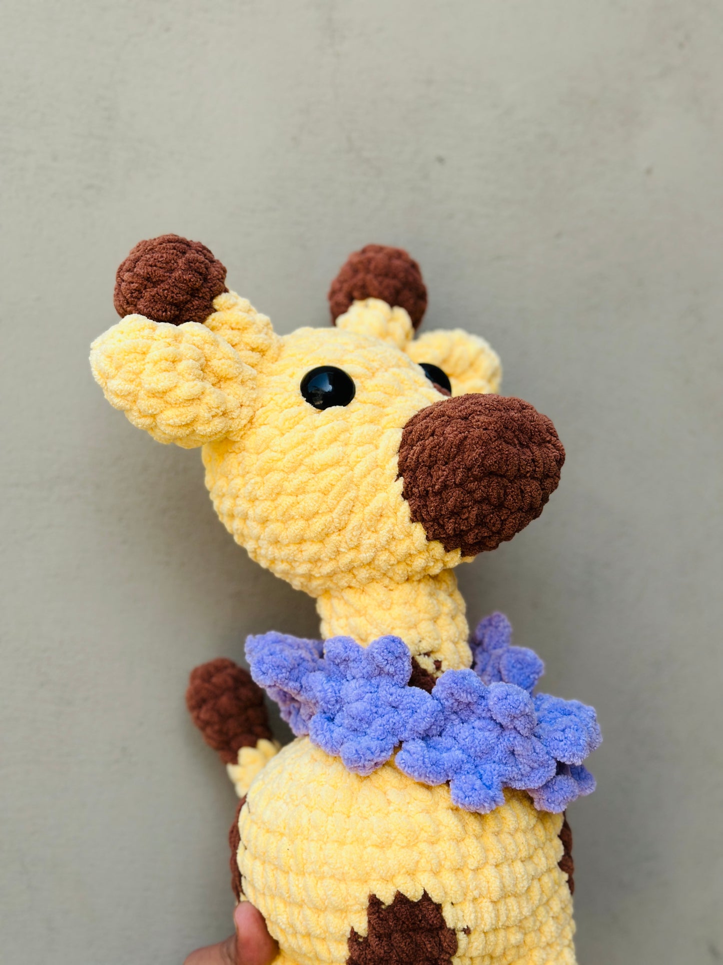 Crochet giraffe plushie