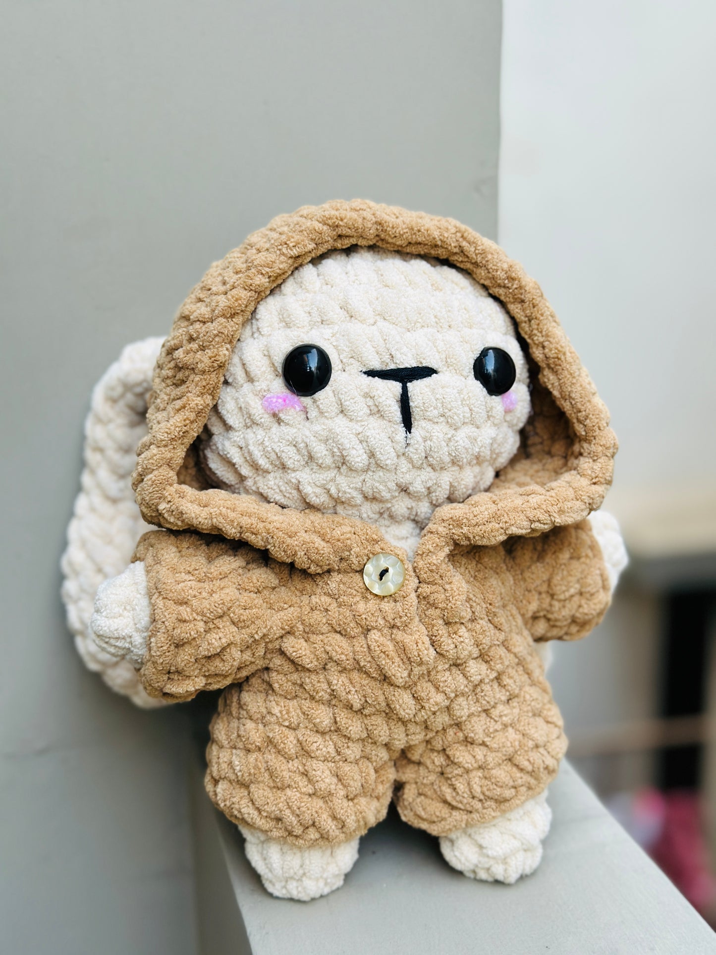 Teddy with hood