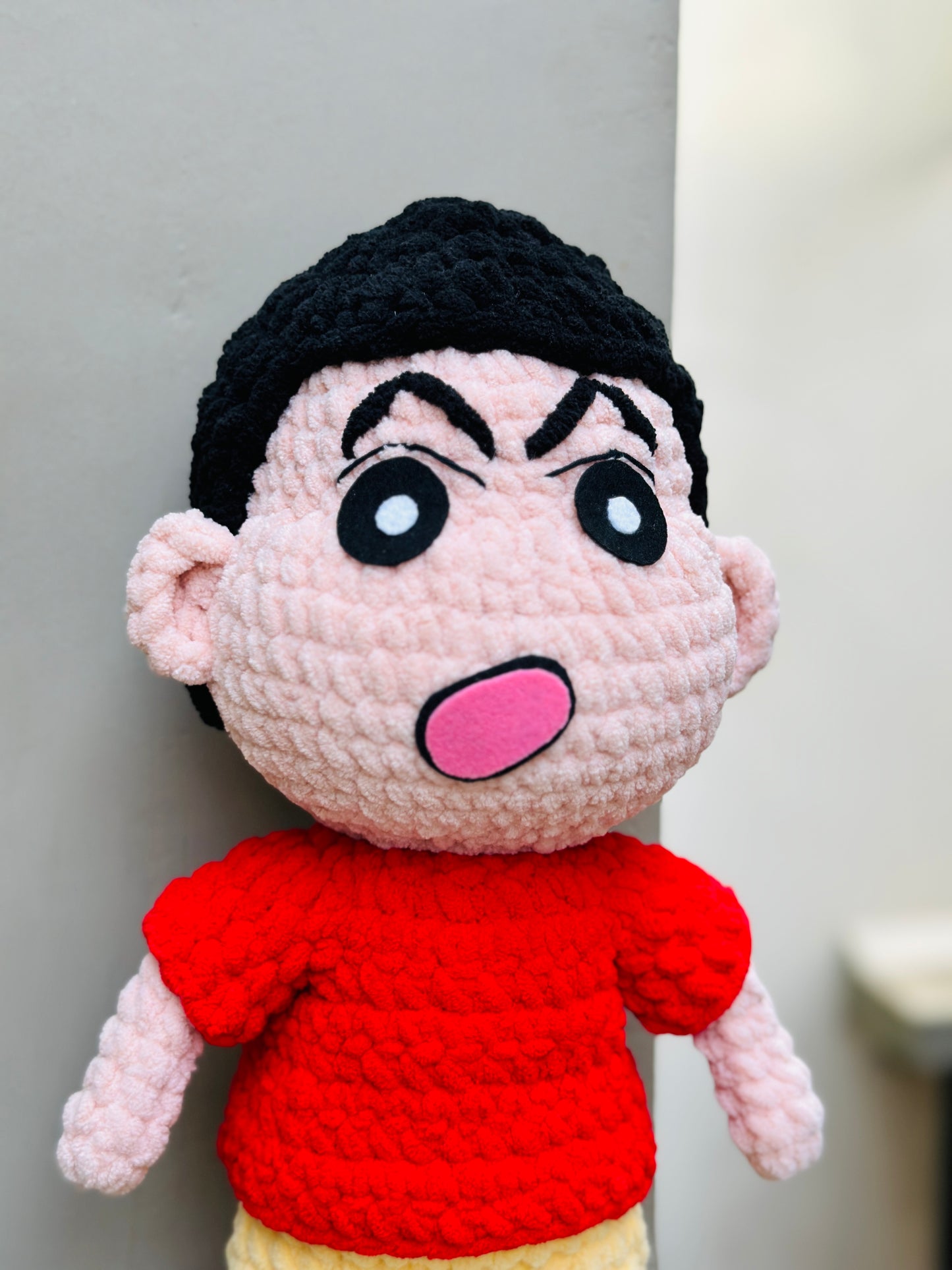 Crochet shinchan toy