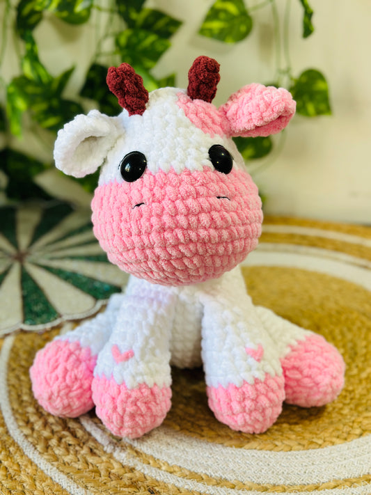 Valentine cow plushie 🐮