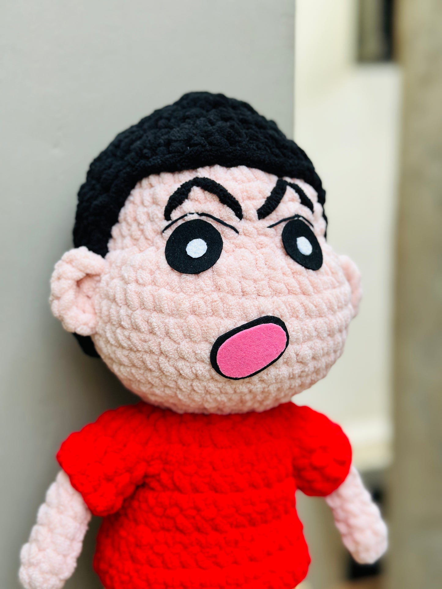 Crochet shinchan toy