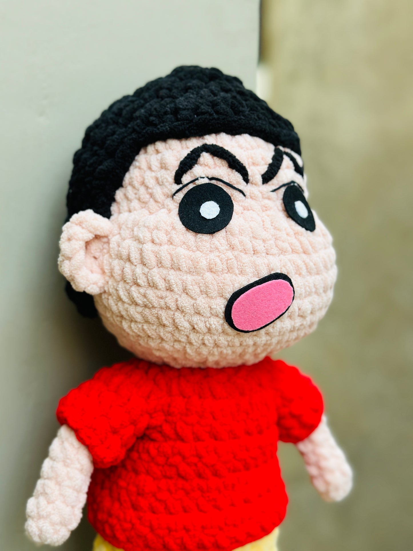 Crochet shinchan toy