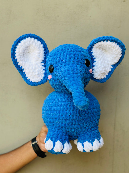 Crochet elephant plushies