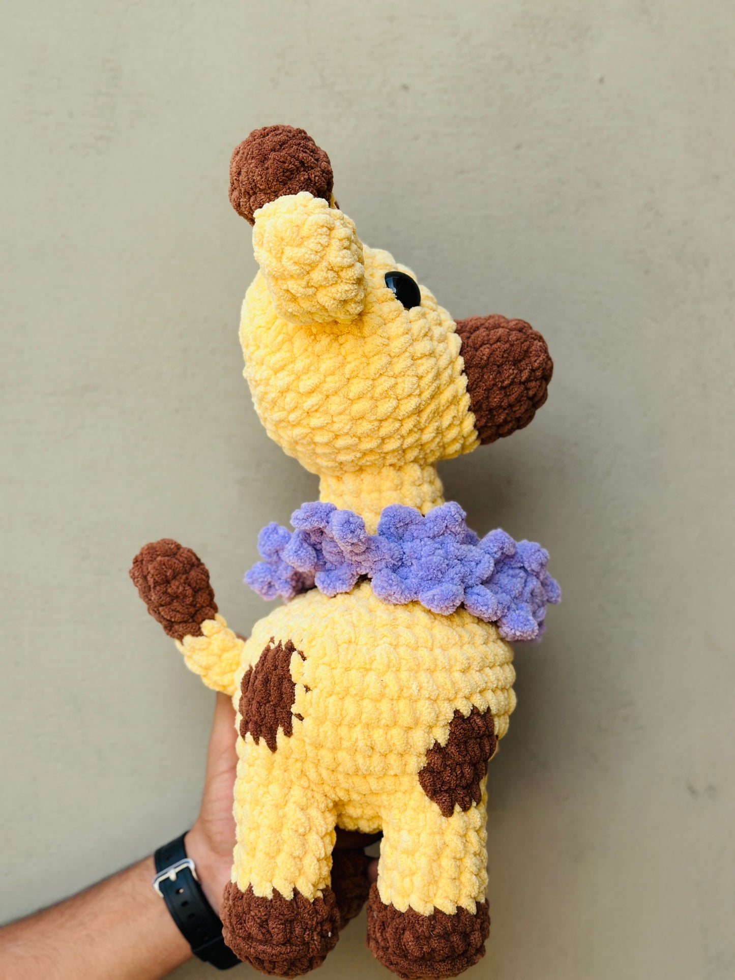 Crochet giraffe plushie