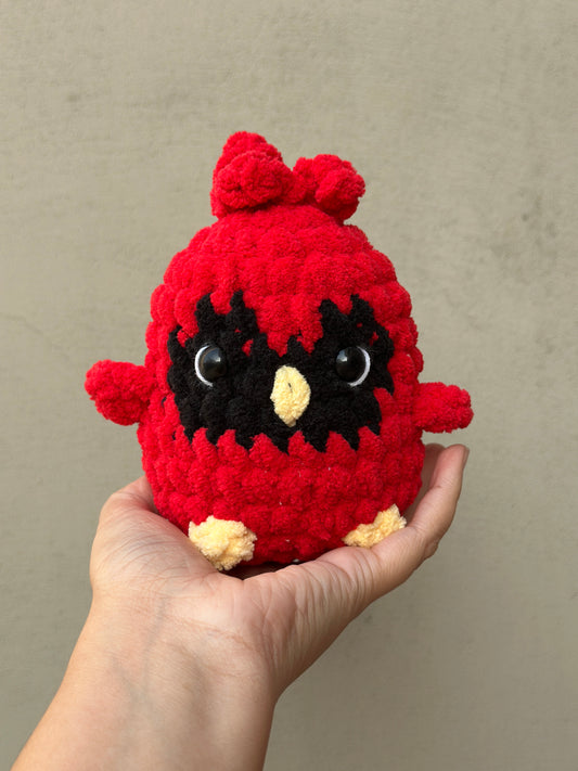 Crochet angry bird plushie