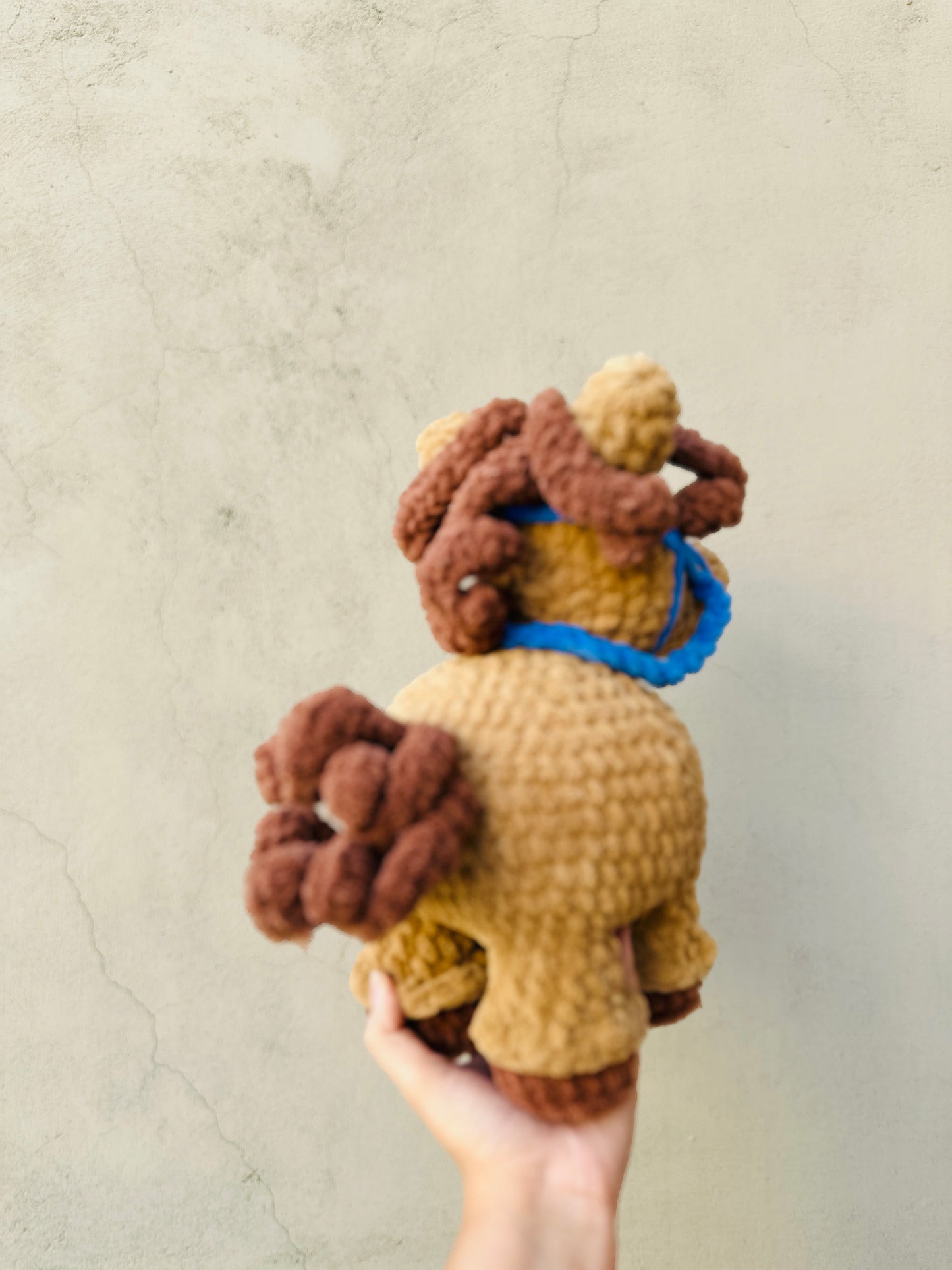 Crochet horse plushie