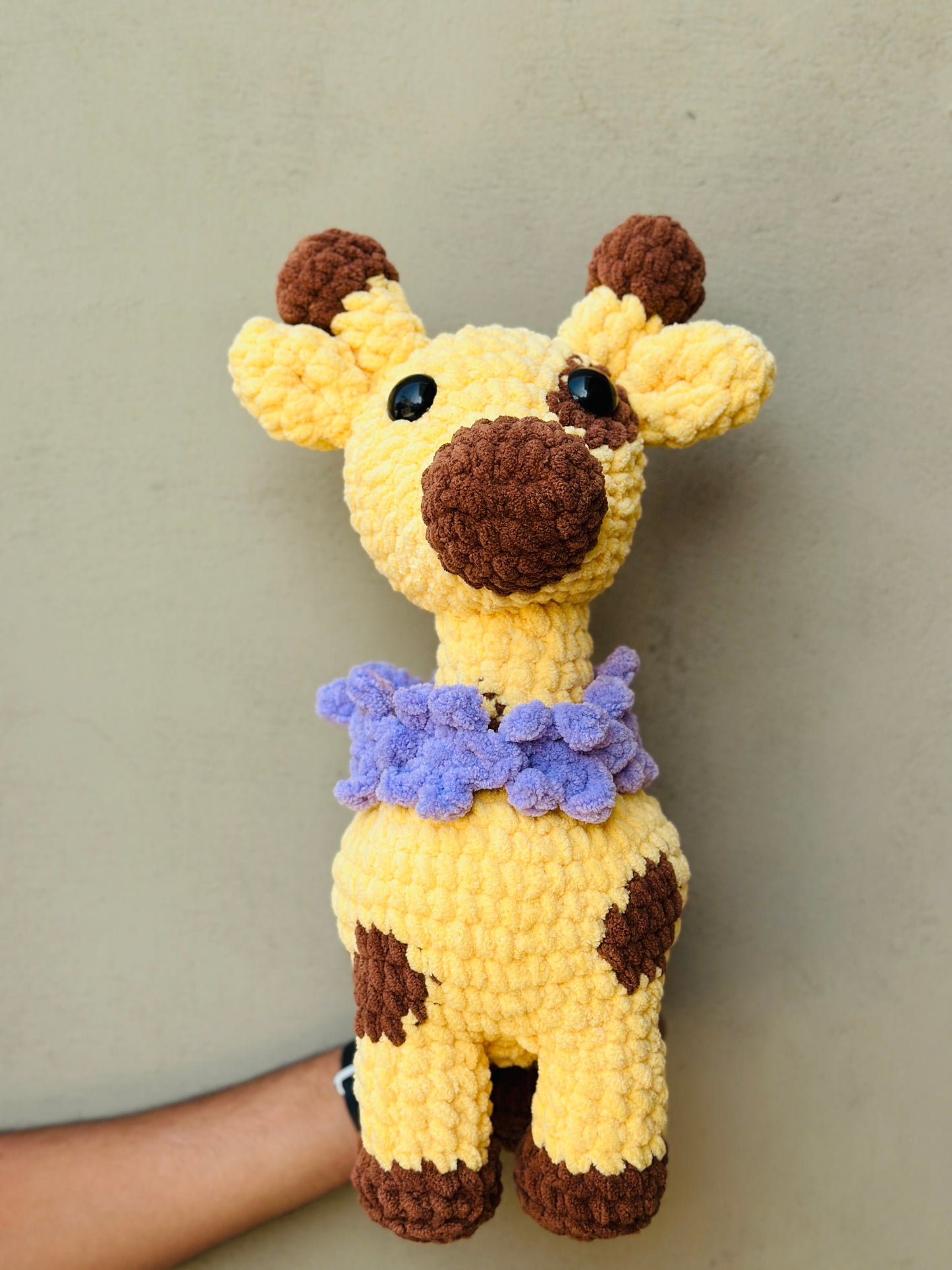 Crochet giraffe plushie