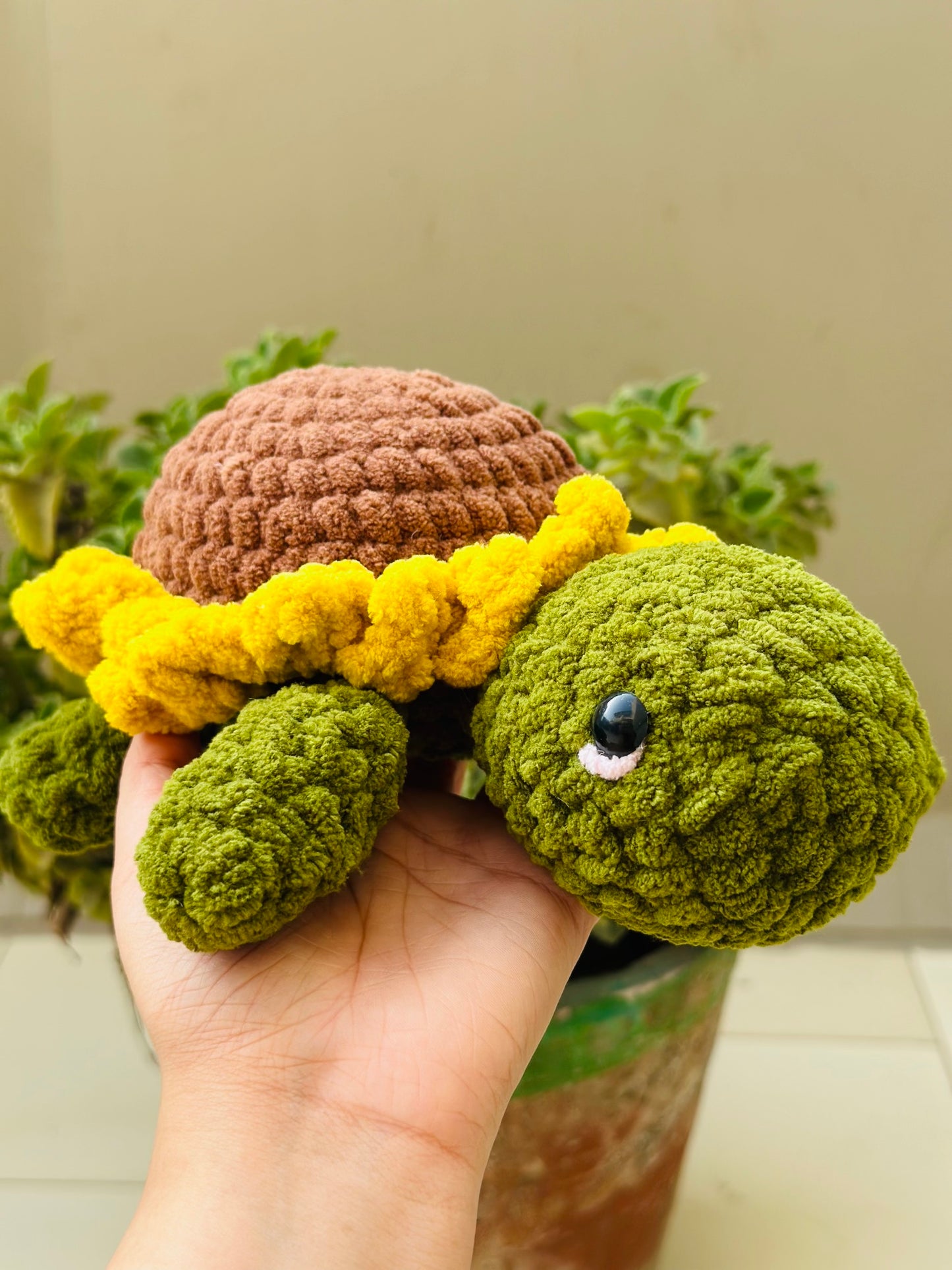 Toy - turtle (sunflower)